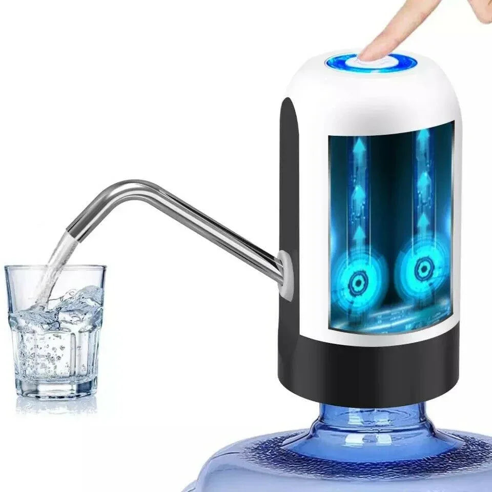 USB Rechargeable Automatic Water Bottle Dispenser for 5 Gallon Bottles – Portable Electric Drinking Water Pump