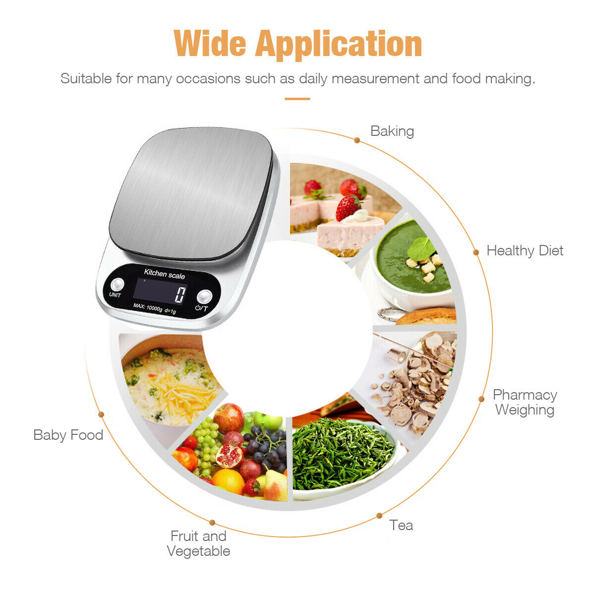 Kitchen Multifunction Food Diet Scale