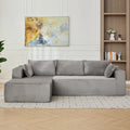 Modern Modular Sectional Sofa with Chaise – Deep Seat L-Shape Couch for Living Room & Bedroom