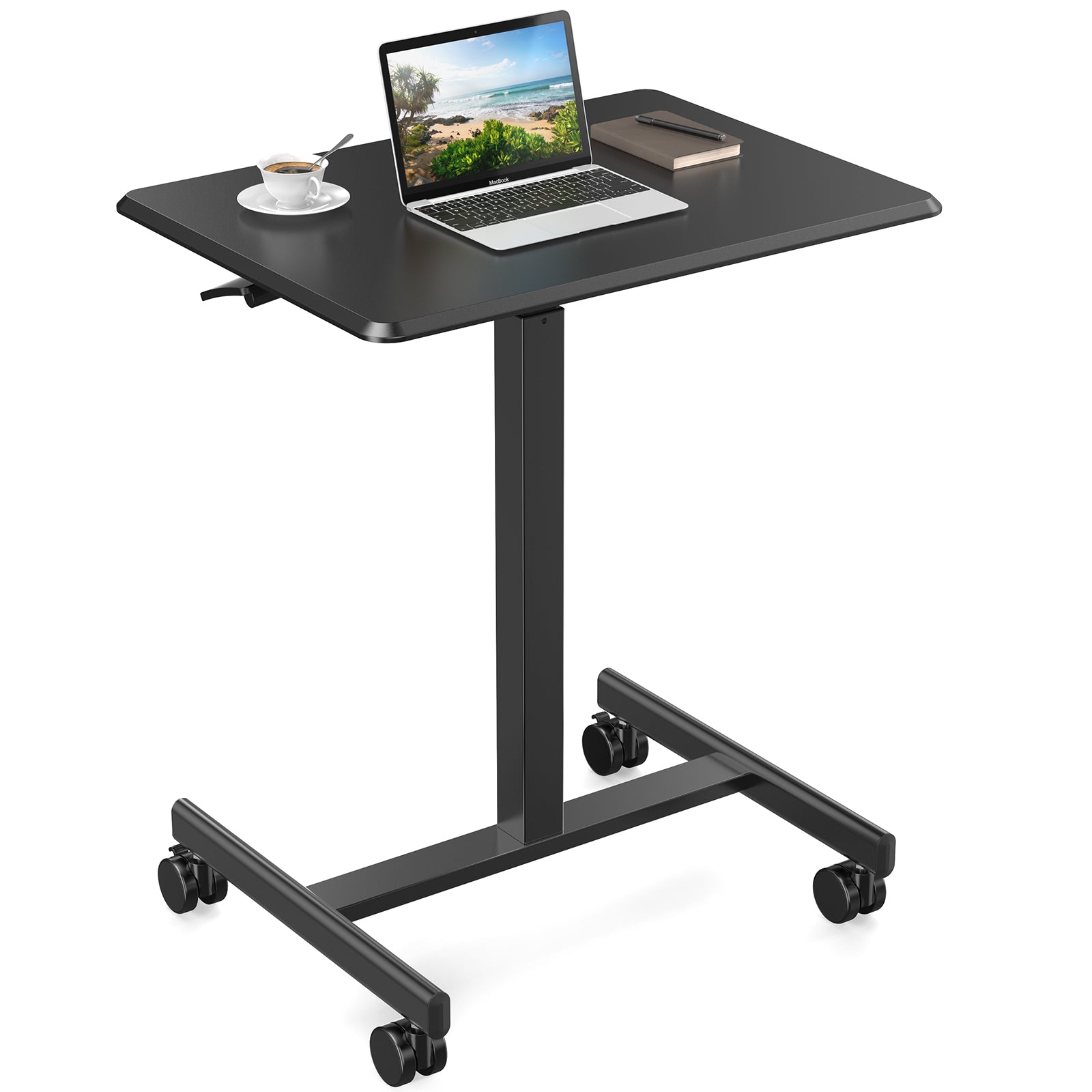 Adjustable Rolling Desk Computer table