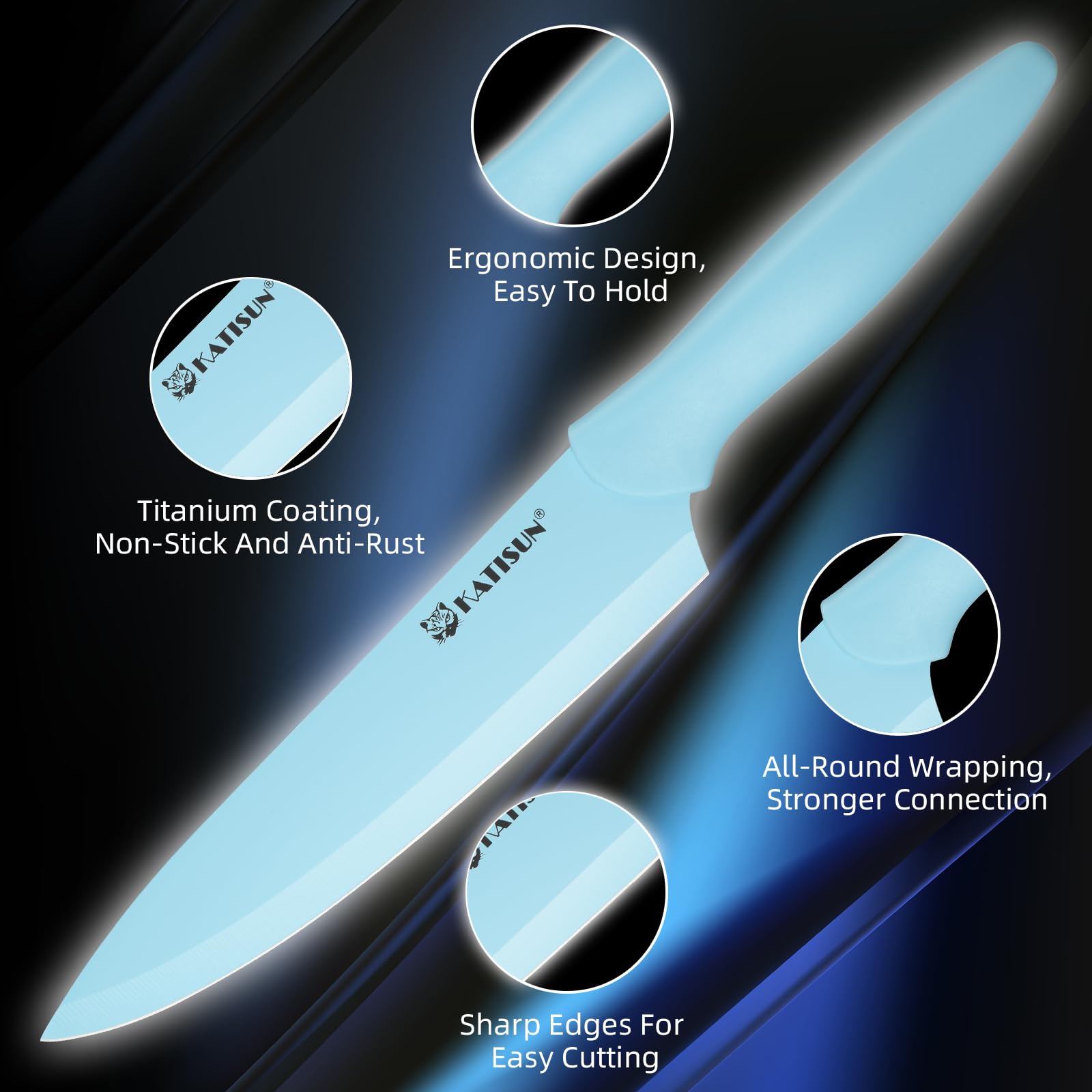 Kitchen Knife Set With Block