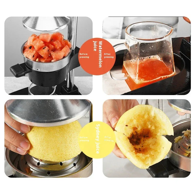 Cast Iron Manual Juicer Press – Heavy Duty Fruit Juicer