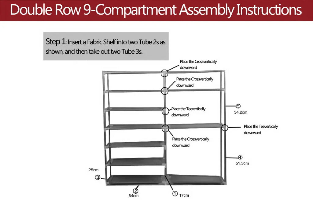 Double Row shoe Cabinet