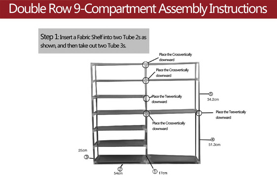 Double Row shoe Cabinet