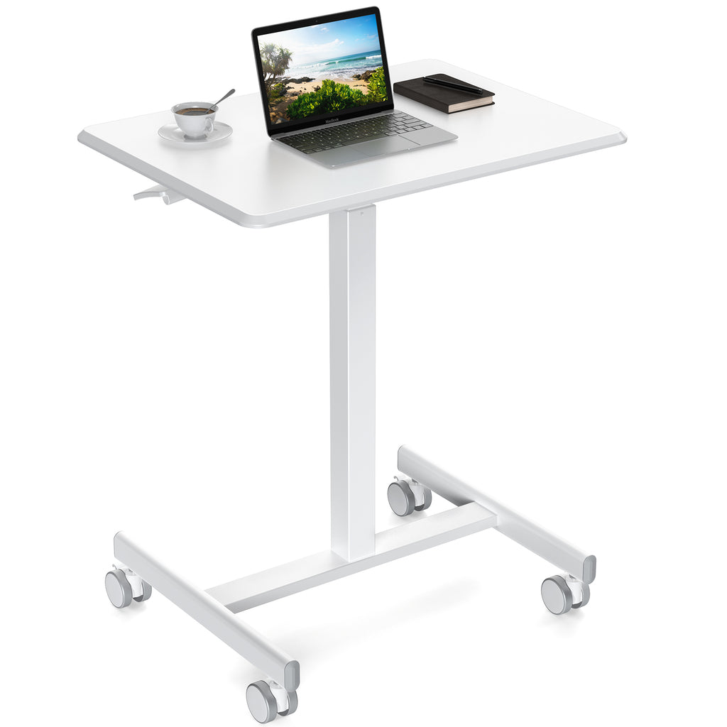 Adjustable Rolling Desk Computer table
